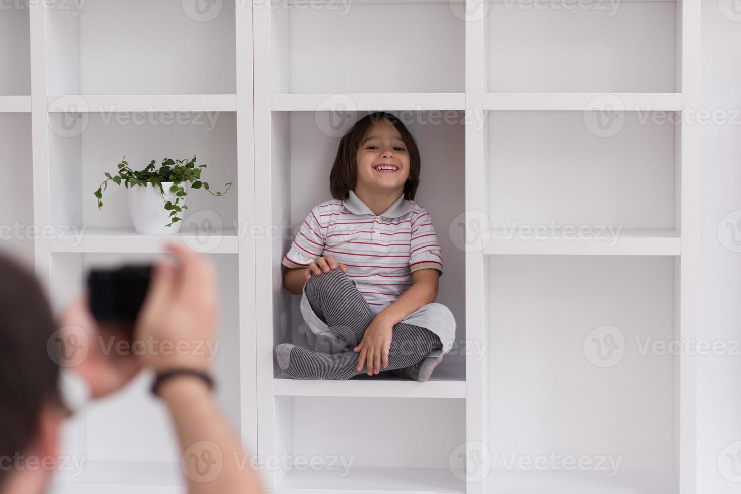 Fotoshooting mit Kindermodel foto