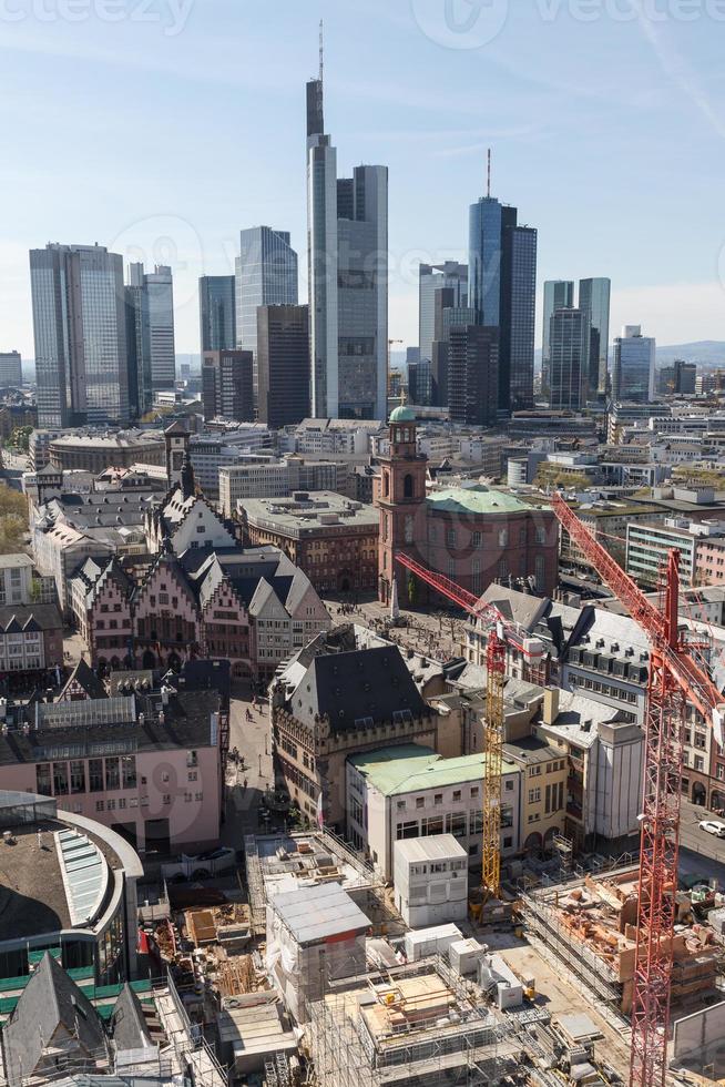 frankfurt bin hauptdeutschland finanzviertel foto