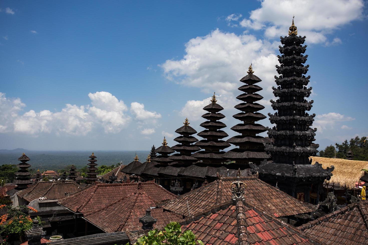 besakih-komplex pura penataran agung, hindu-tempel von bali, indonesien foto