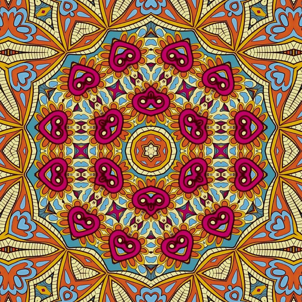 Luxusmuster Hintergrund Mandala Batik Kunst von Hakuba Design 41 foto