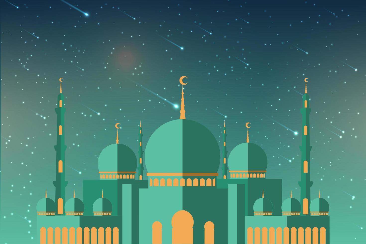 Ramadan Kareem Banner Hintergrund Design Illustration foto