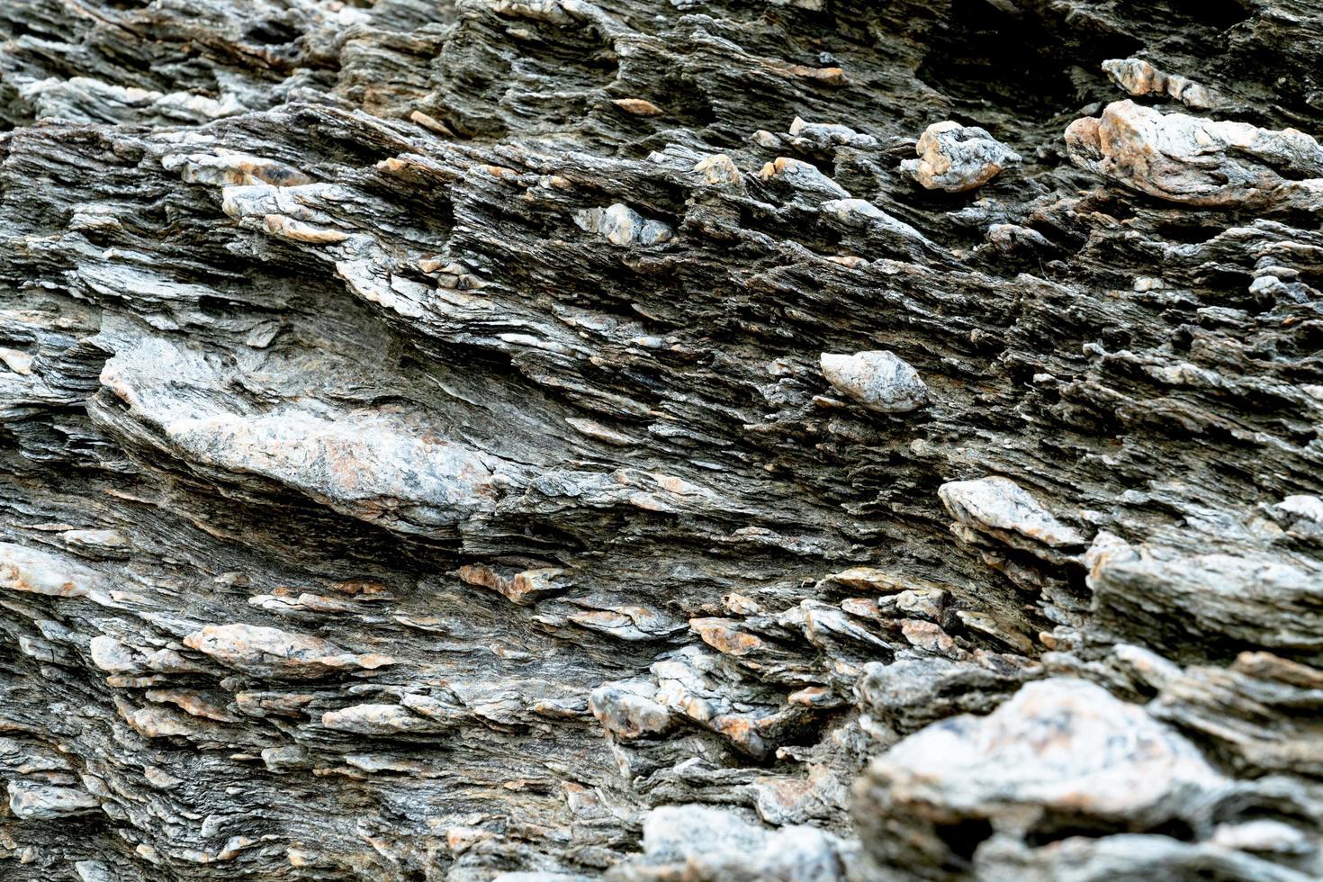 Nahaufnahme brauner Eruptivgestein Hintergrund foto