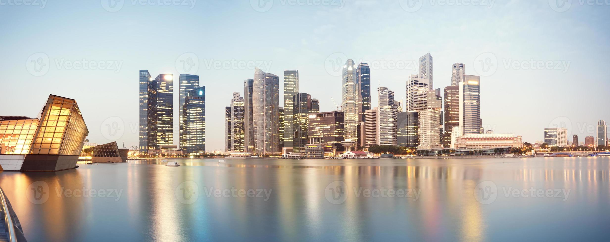 Skyline von Singapur foto