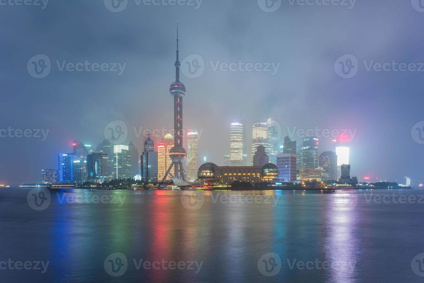 Skyline von Shanghai foto