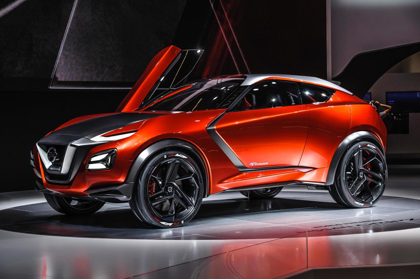 frankfurt - september 2015 nissan gripz concept präsentiert auf der iaa int foto