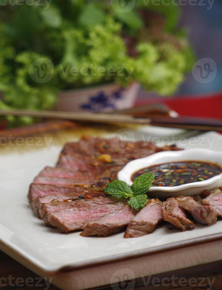 asiatisches Barbecue-Rindfleisch foto