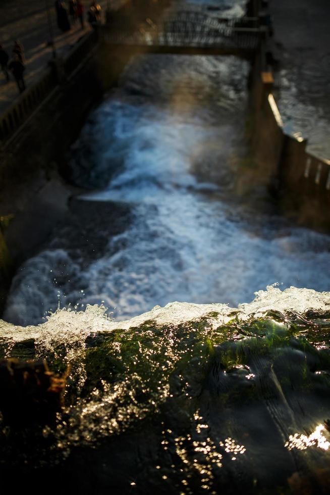 Wasserfall von oben New Athos, Abchasien foto