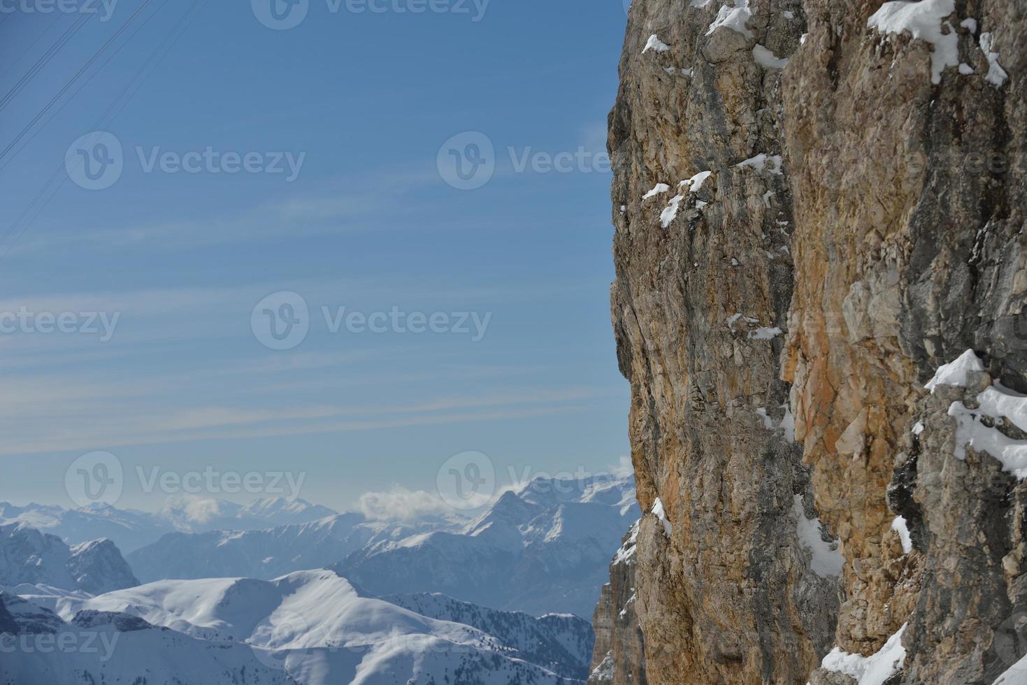 Berg Winter Natur foto