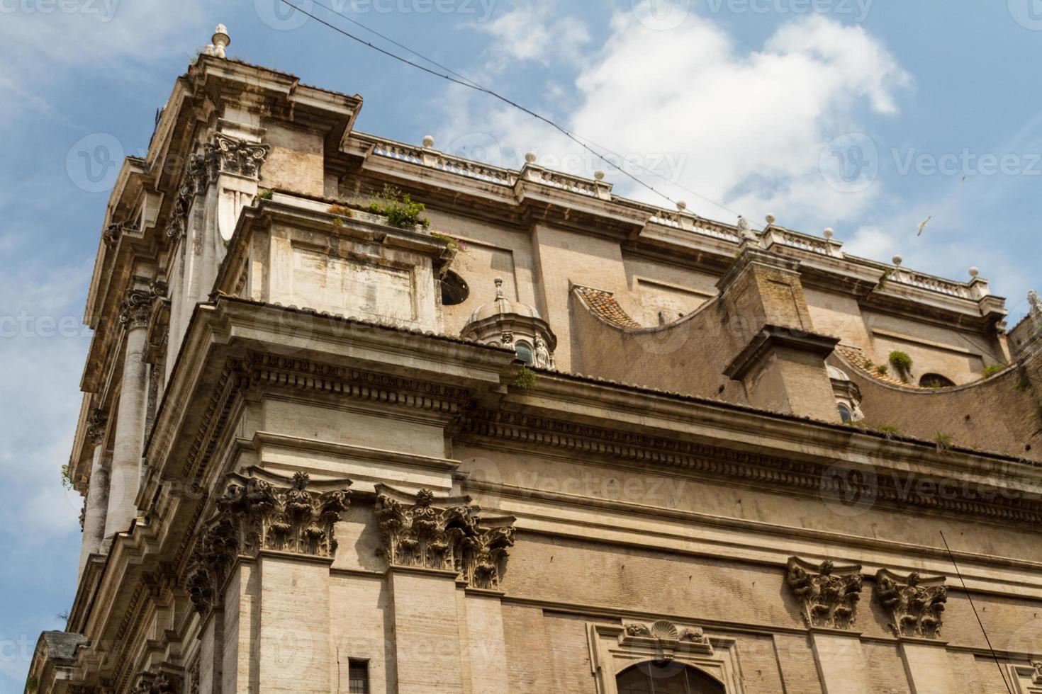 Rom, Italien. typische architektonische Details der Altstadt foto