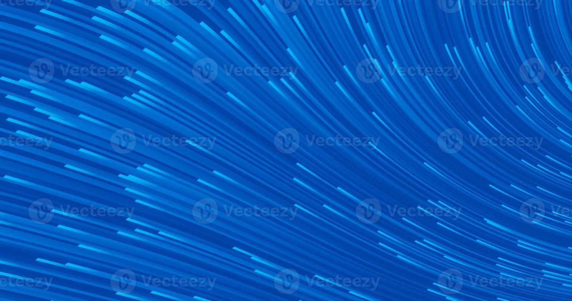 abstraktes Hintergrunddesign mit wellenförmigem Linienmuster mit blauer Verlaufsfarbe, 3D-Rendering und 4k-Größe foto
