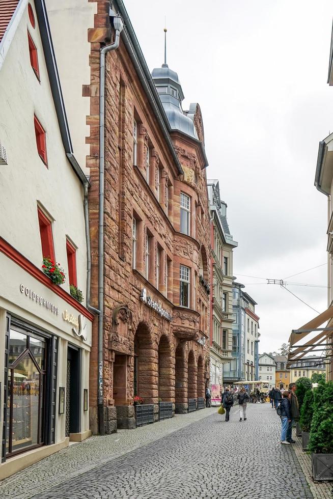 weimar, deutschland, 2014. typische straßenszene in weimar deutschland foto