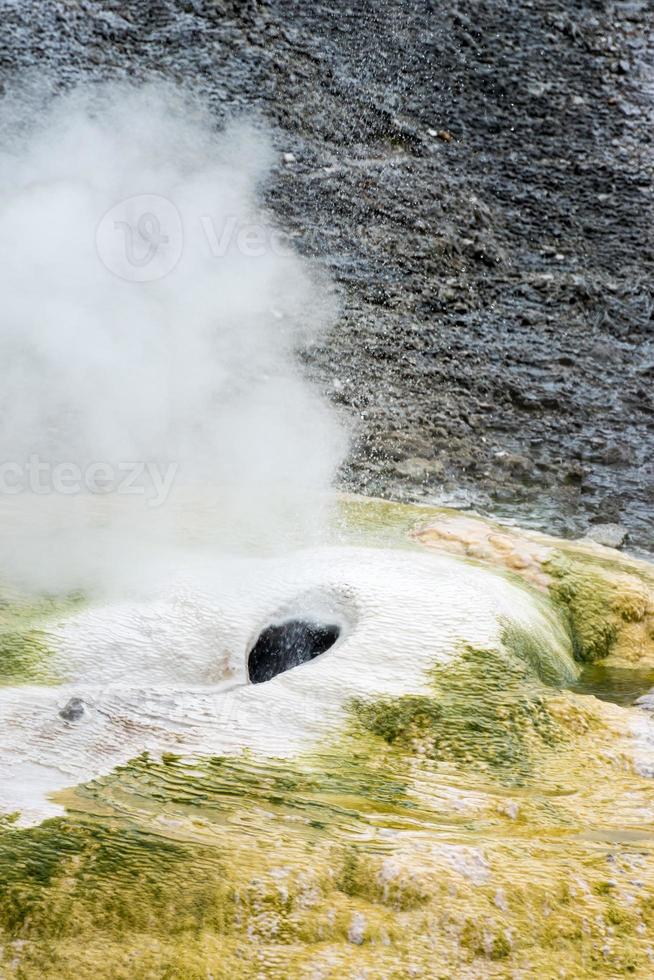 Norris-Geysir-Becken im Yellowstone-Nationalpark foto