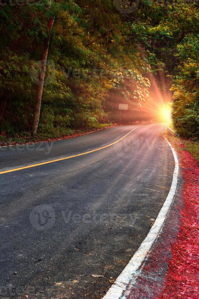 es gibt ein licht am ende des tunnels. foto