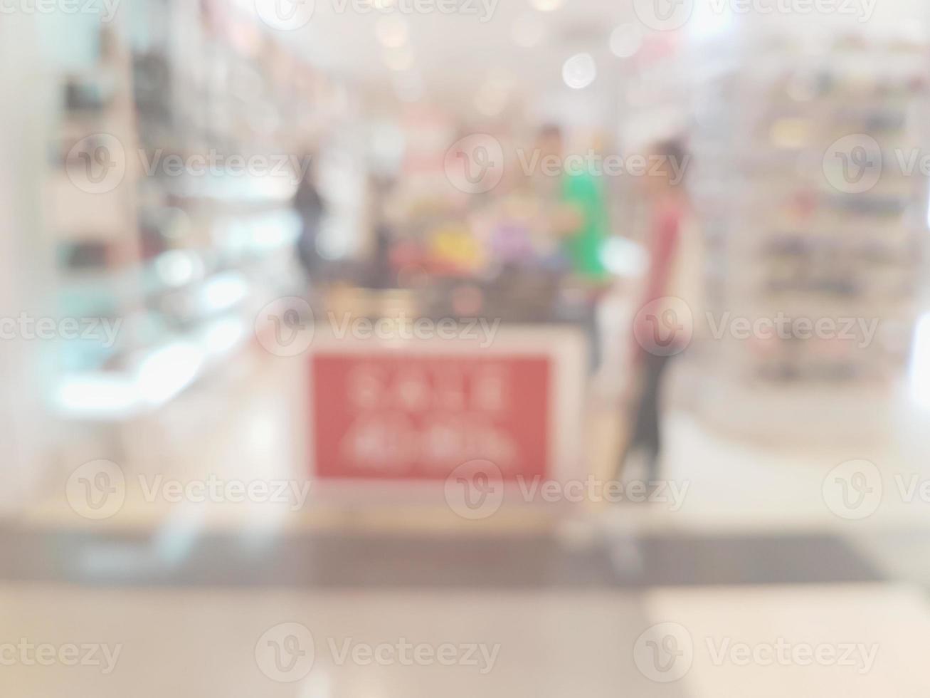 Einkaufszentrum Hintergrund verwischen foto