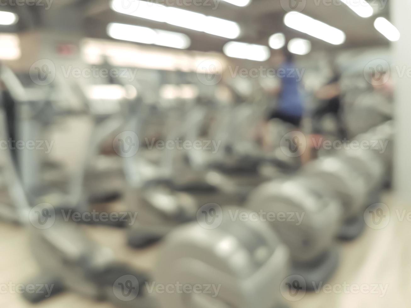 abstrakte Unschärfe Fitnessgeräte Hintergrund, Vintage-Filter foto