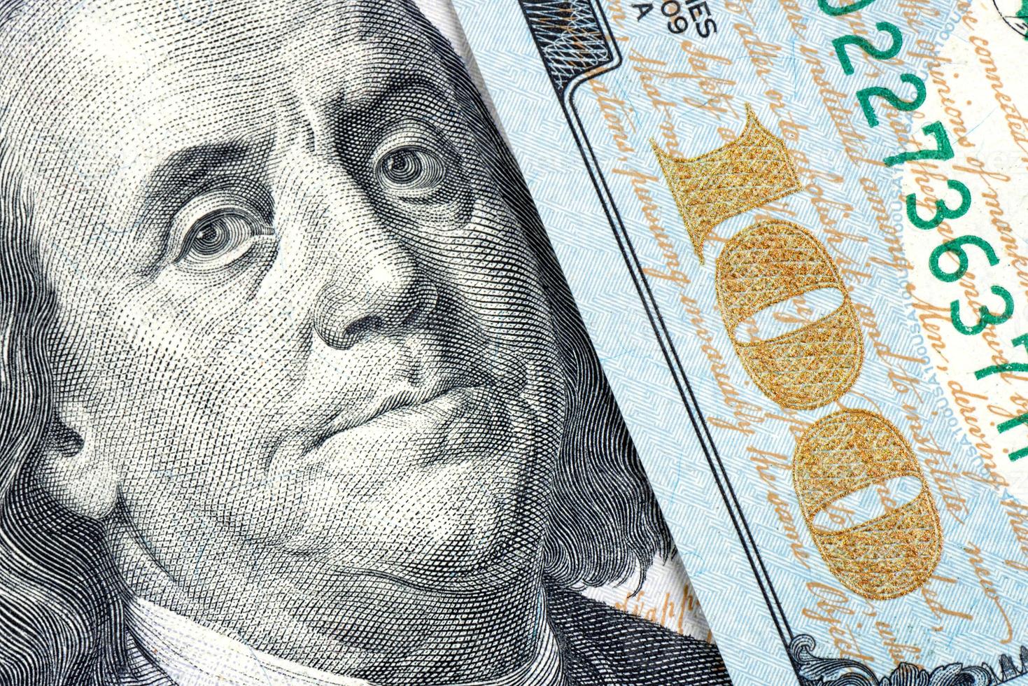 Benjamin Franklin, neuer 100-Dollar-Schein foto