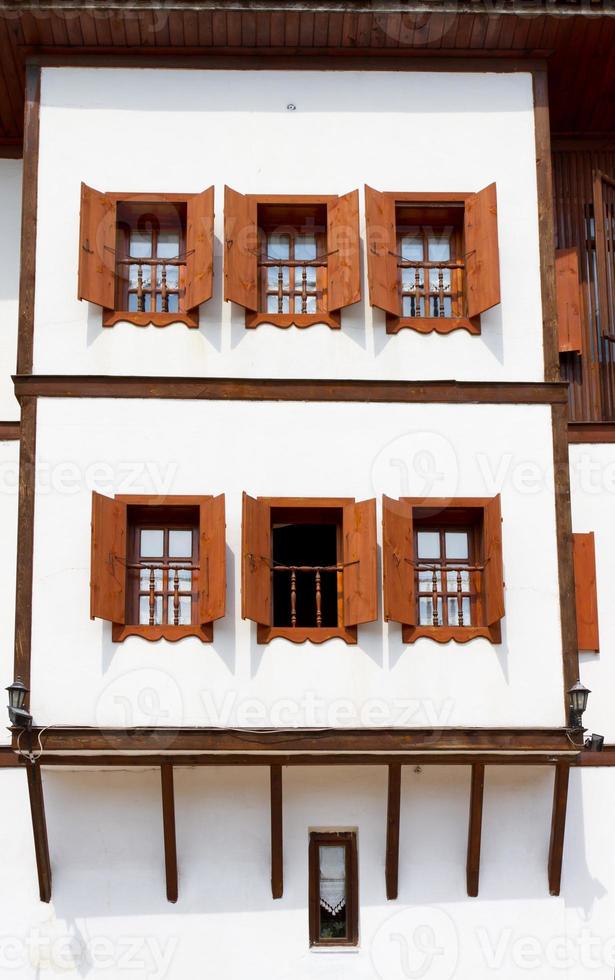 Ein traditionelles osmanisches Haus aus Safranbolu, Türkei foto