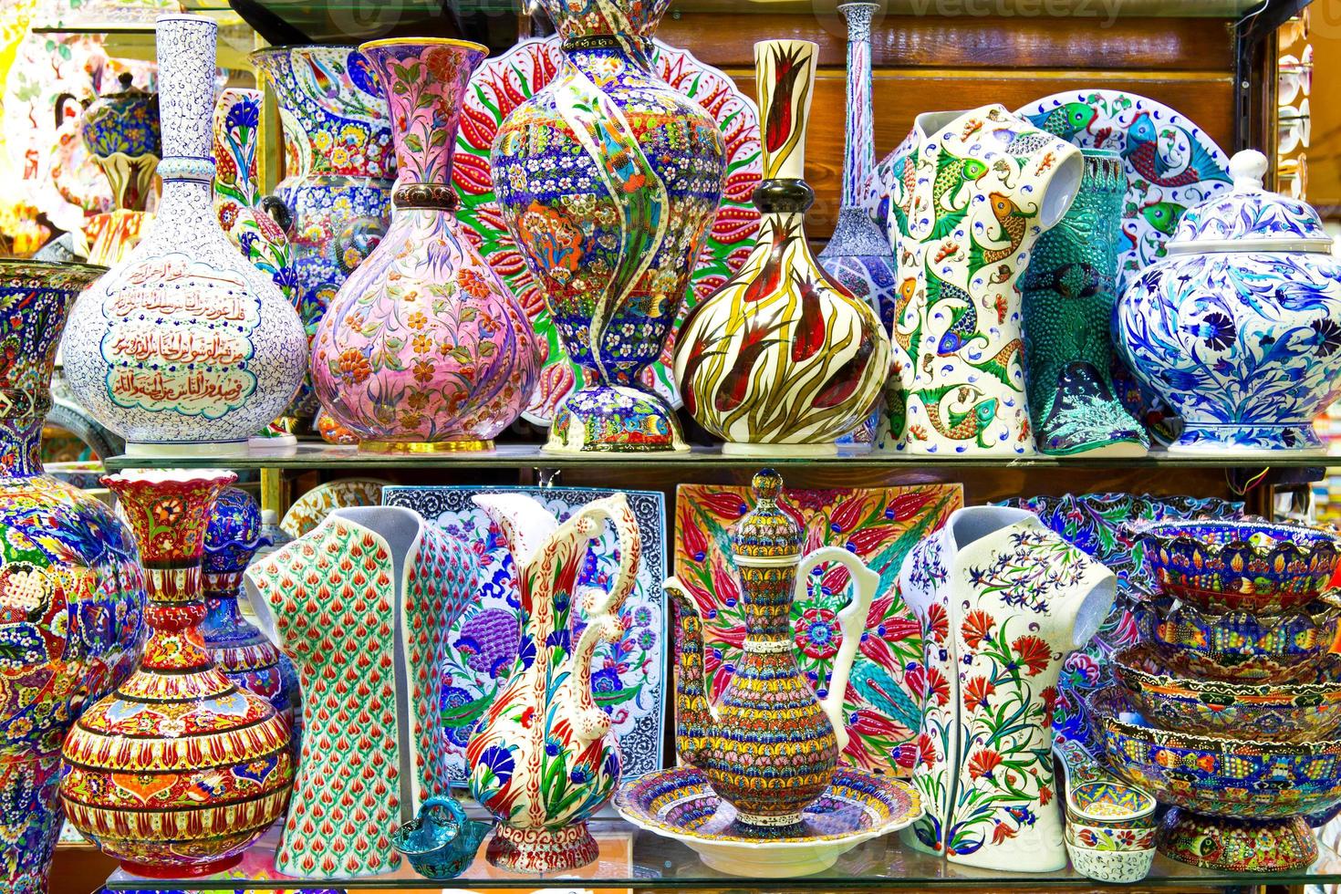 Türkische Keramik in Istanbul foto