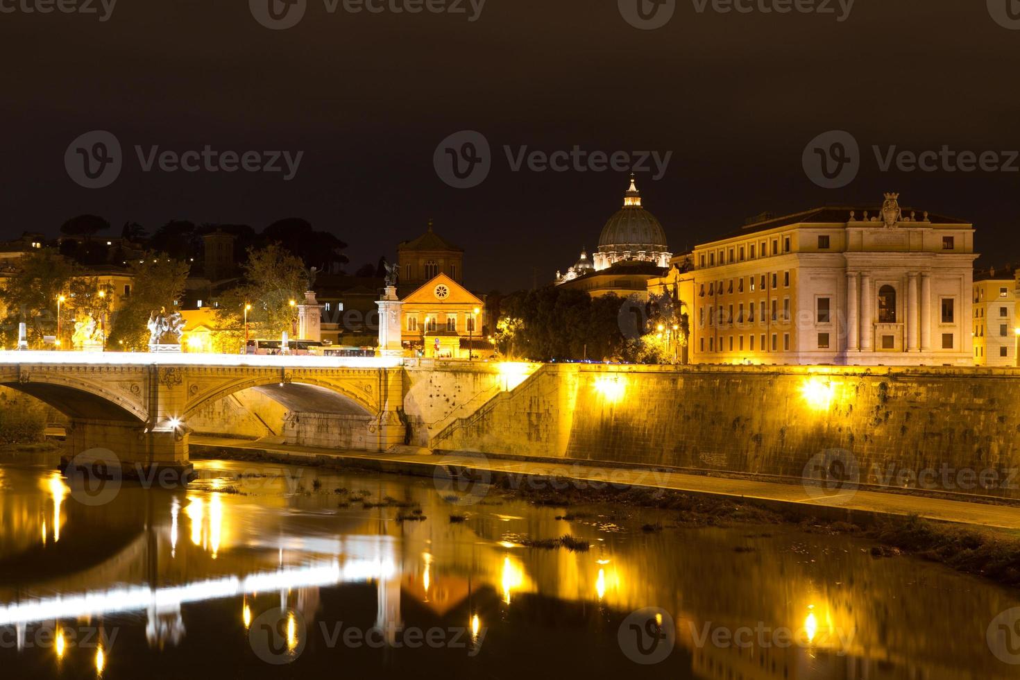 ponte vittorio emanuele ii, rom, italien foto