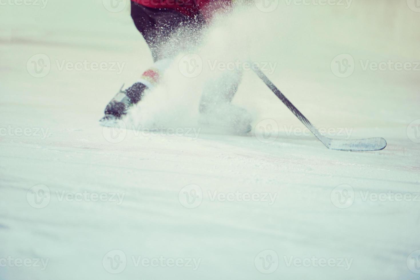 Eishockeyspieler in Aktion foto