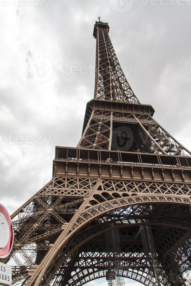 eiffelturm paris nahaufnahme foto