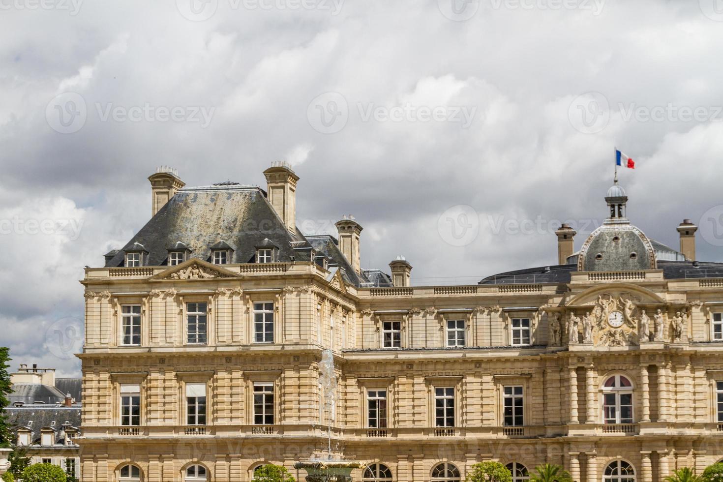 Fassade des Luxemburger Schlosses foto