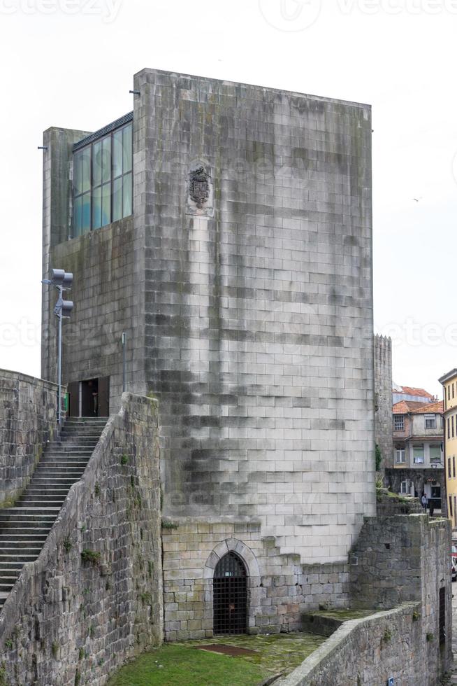 Panoramablick auf die Kathedrale von Porto Se Porto, Portugal foto