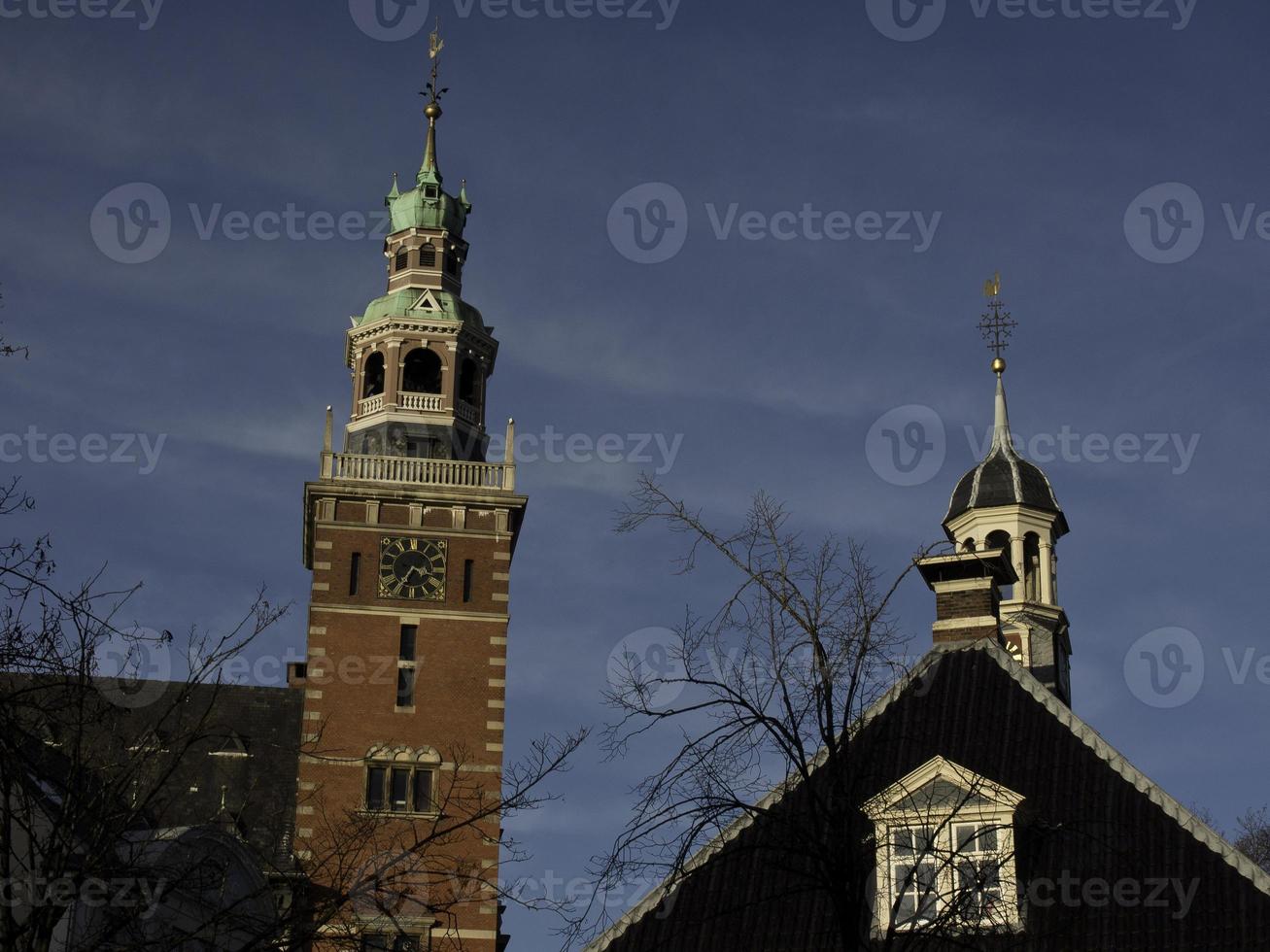 Leere Stadt in Deutschland foto