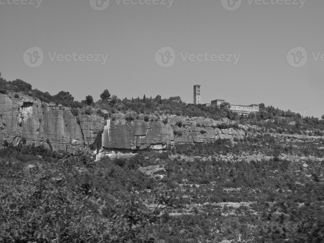 das kloster von montserrrat foto