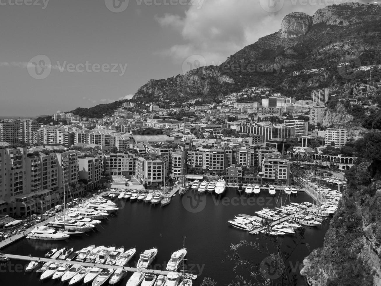 Monaco am Mittelmeer foto