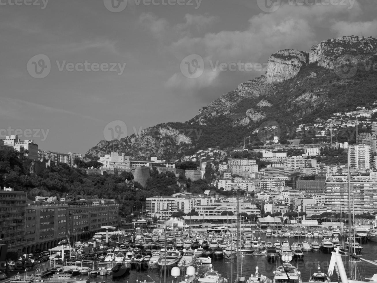 Monaco am Mittelmeer foto