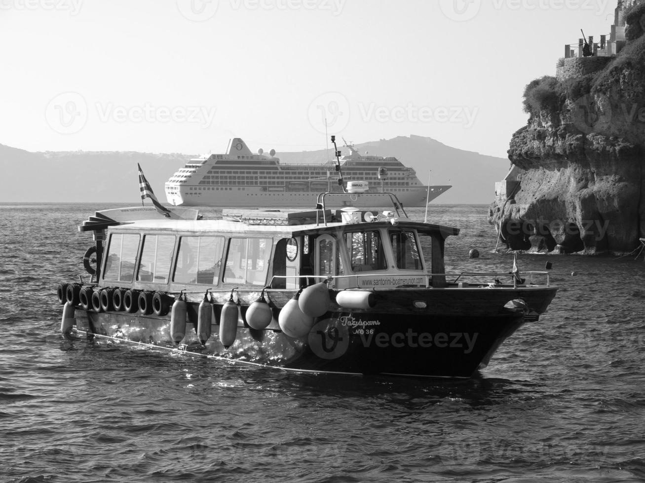 insel santorin in griechenland foto