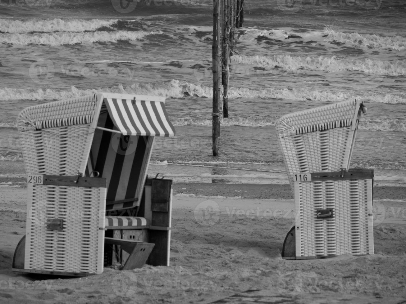 Der Strand von Wangerooge foto