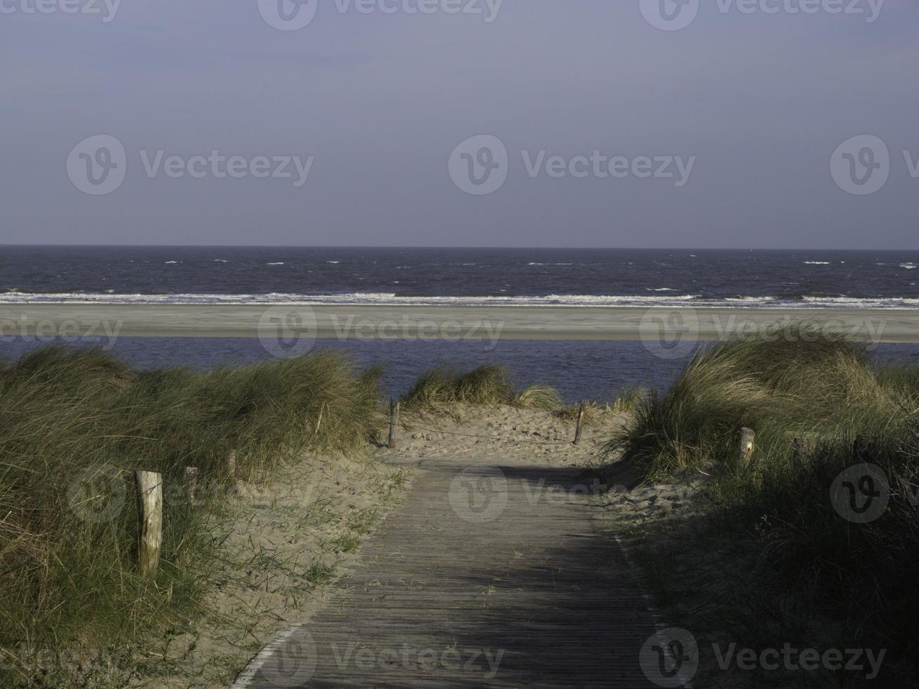 Insel Langeoog in Deutschland foto