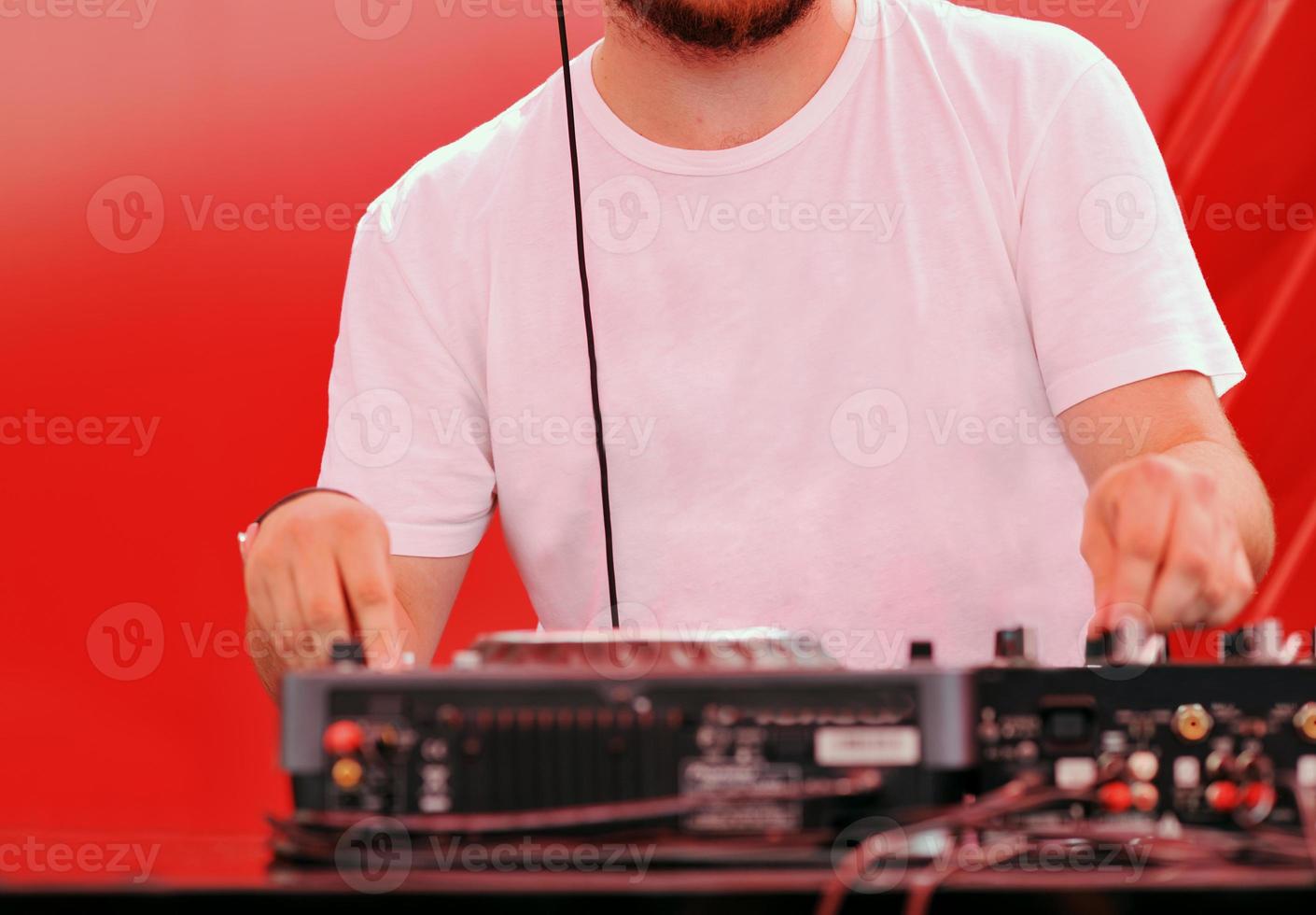 Musik-DJ-Ansicht foto