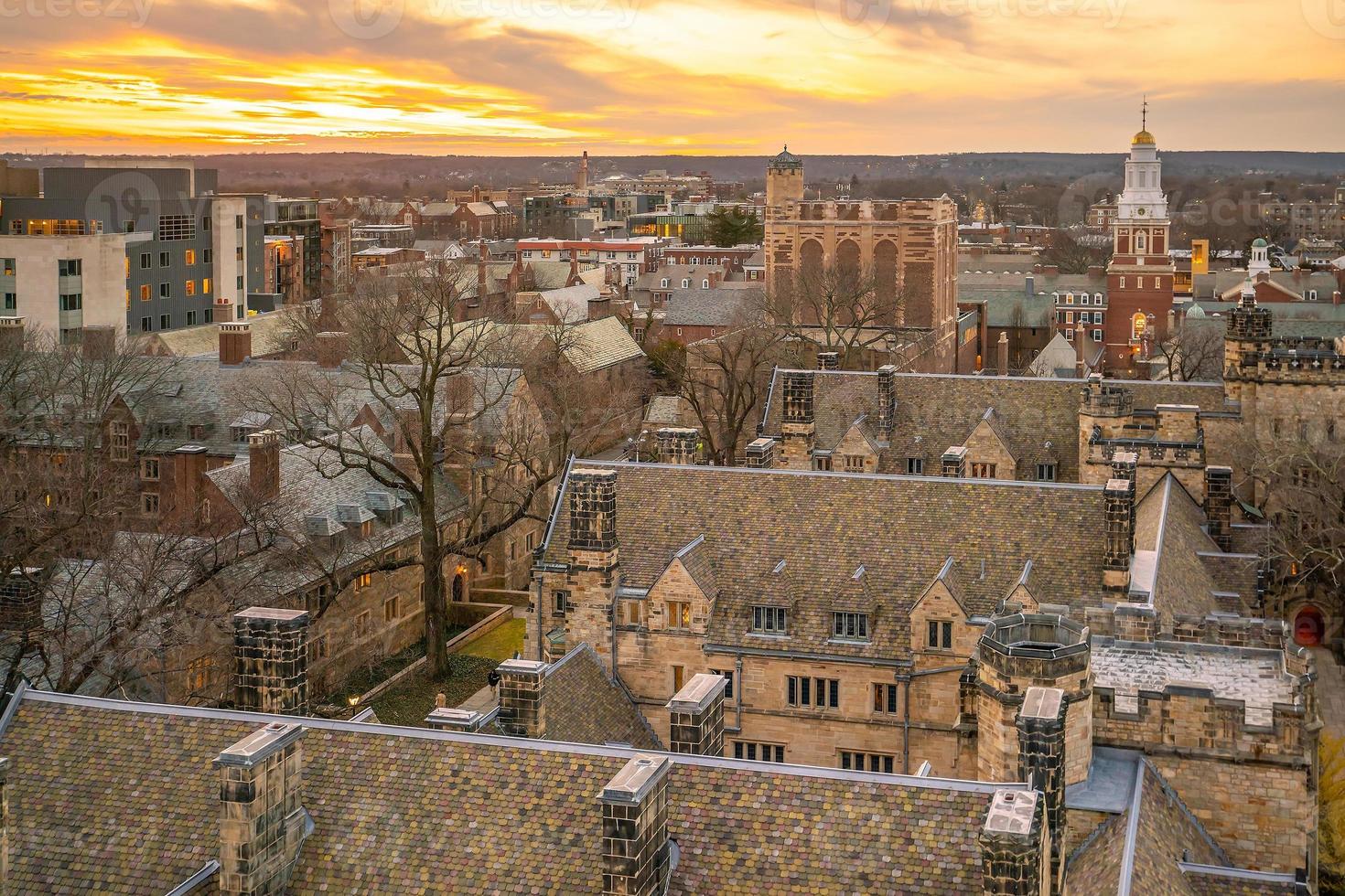 New Haven City Downtown Skyline Stadtbild von Connecticut, USA foto