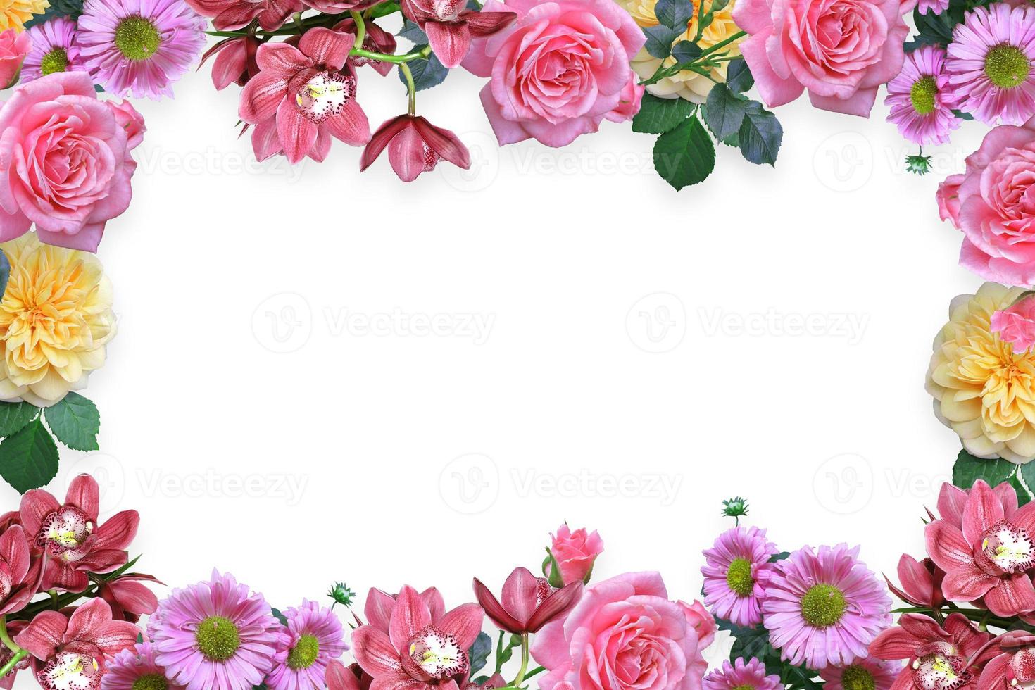 Blumenrahmenhintergrund, Blumenhintergrund, Blumenrahmenhintergrund. foto