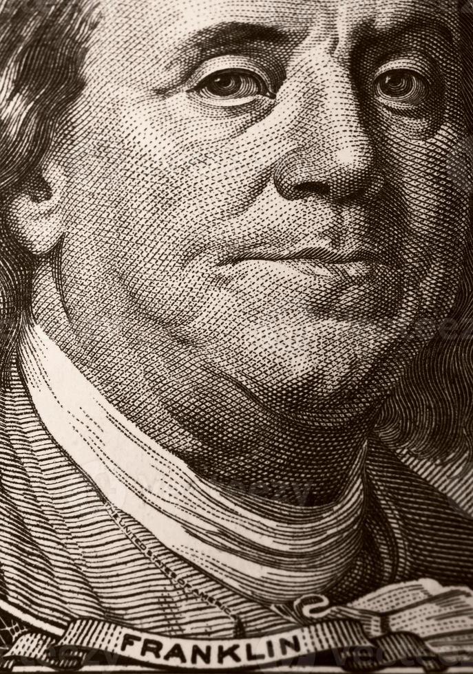 Benjamin Franklin Porträt foto