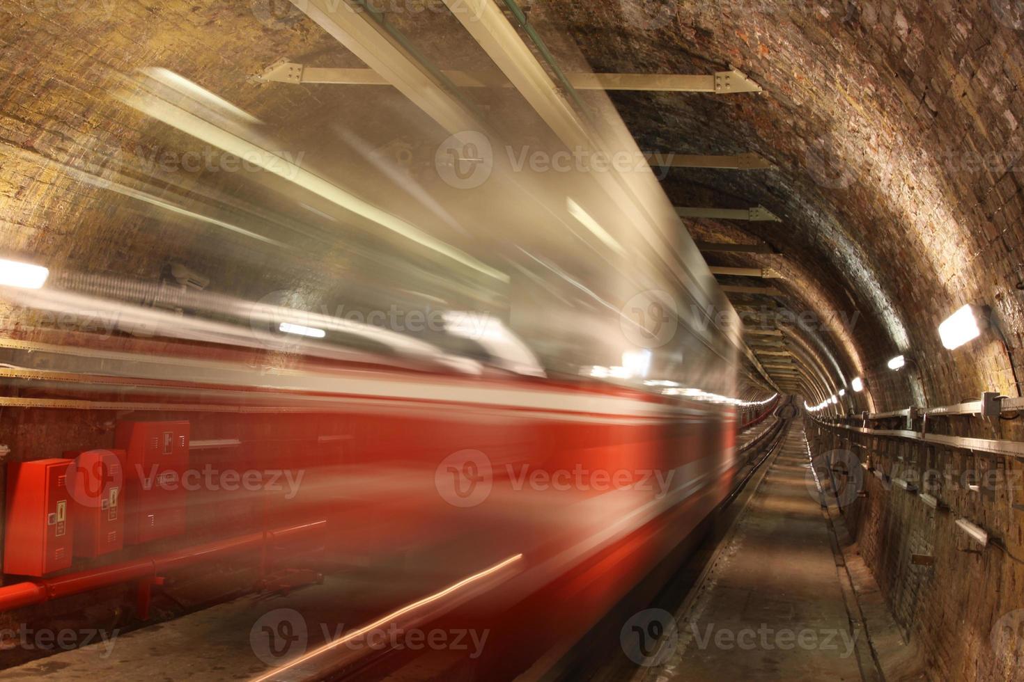 alte Tunnellinie von Karaköy zur Istiklal Straße, Istanbul foto