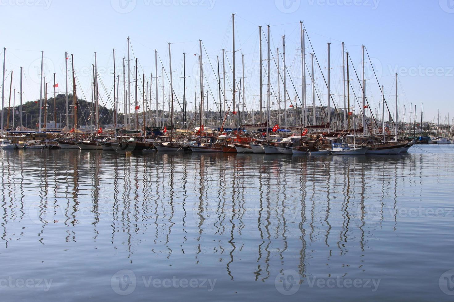 bodrum marina aus mugla, türkei foto