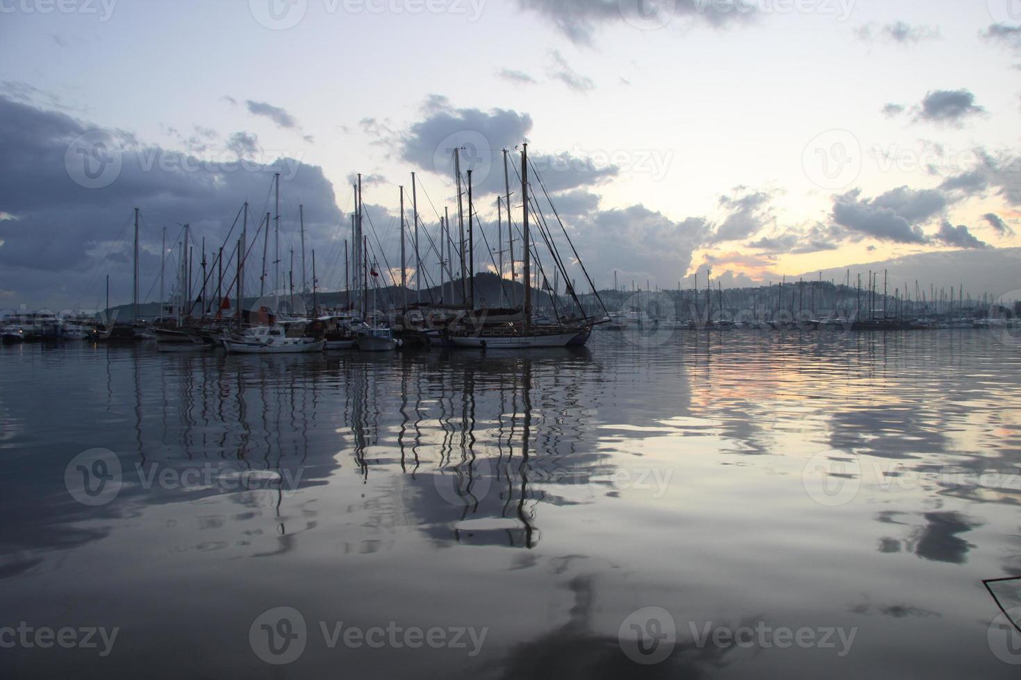 bodrum marina aus mugla, türkei foto