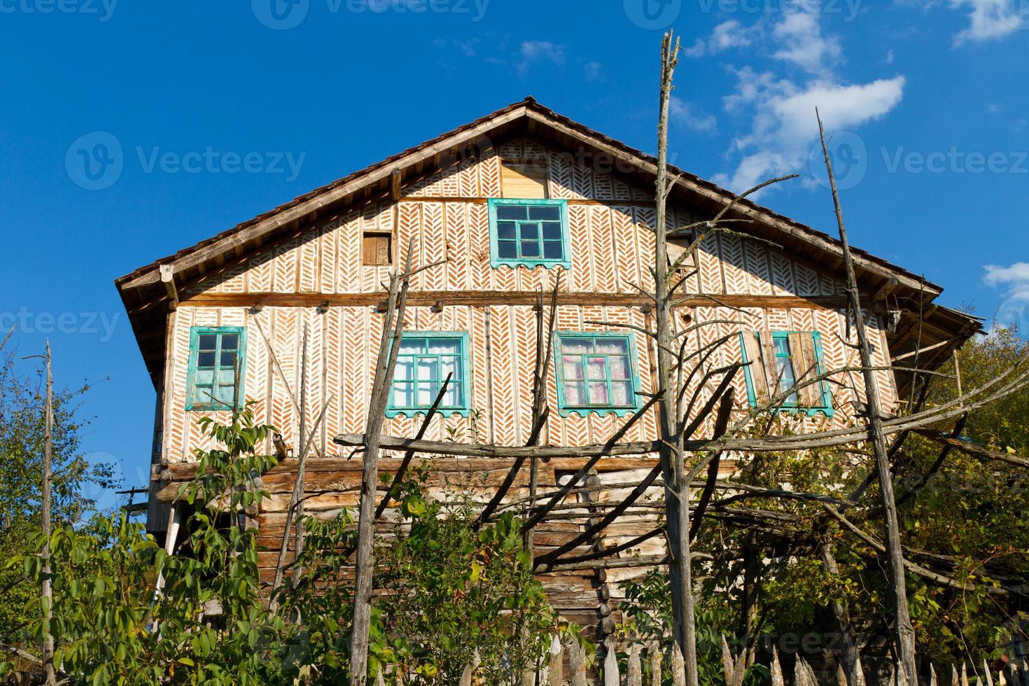 traditionelles türkisches Dorfhaus foto