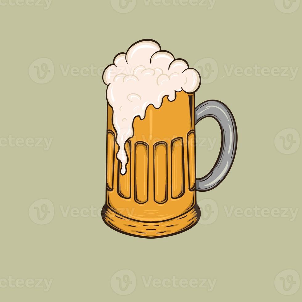 Glas Bier ClipArt foto