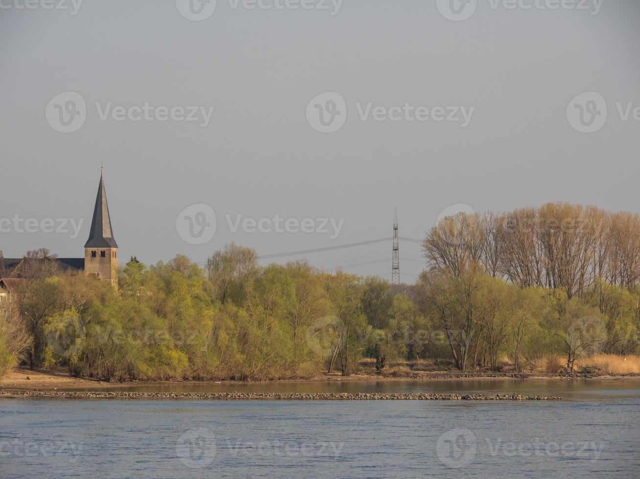 der rhein bei köln foto