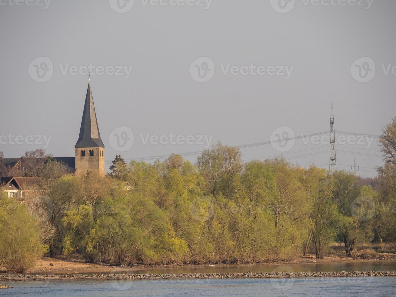 der rhein bei köln foto