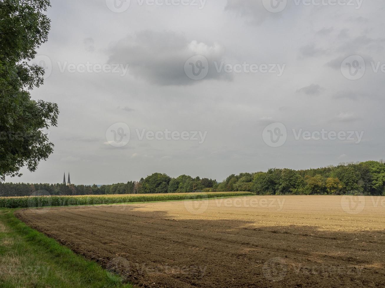 Wandern in den deutschen Baumbergen foto