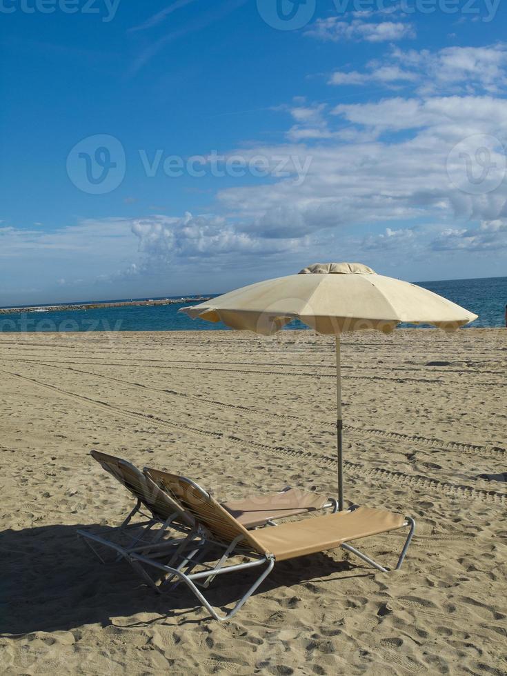 die Stadt Barcelona in Spanien foto