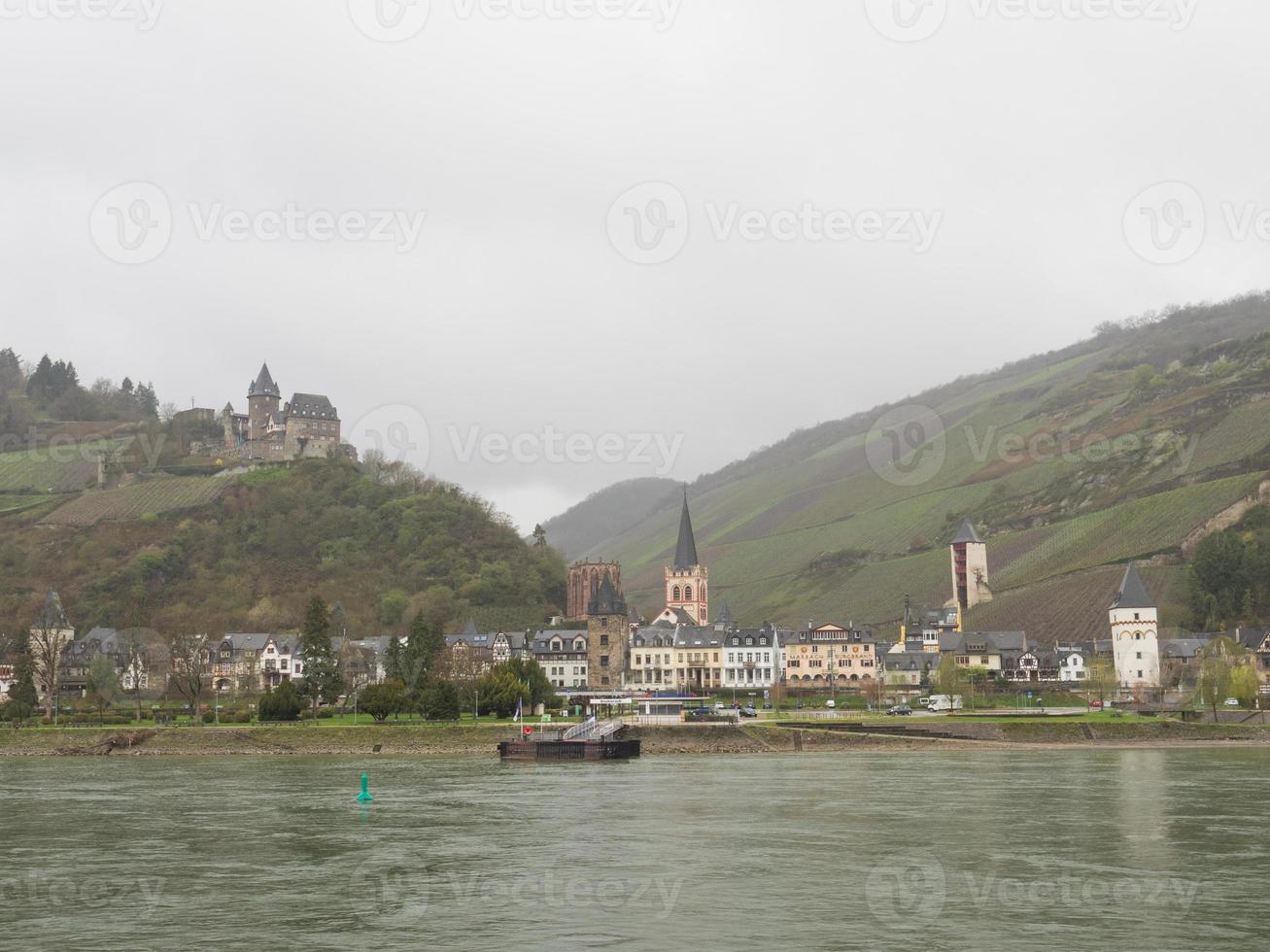 Flusskreuzfahrt auf dem Rhein in Deutschland foto