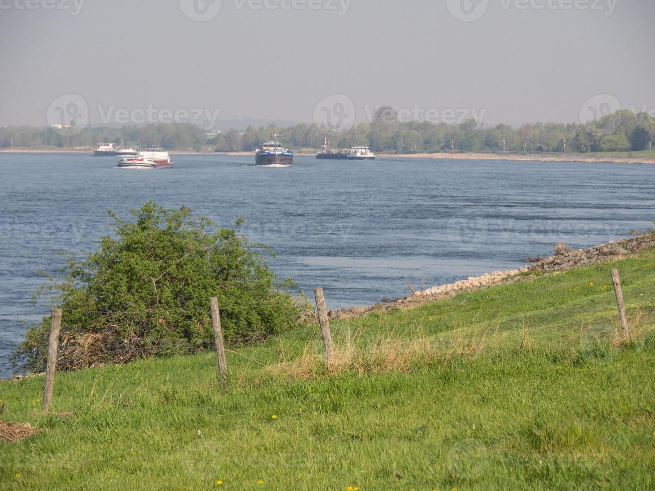 Der Rhein in Deutschland foto