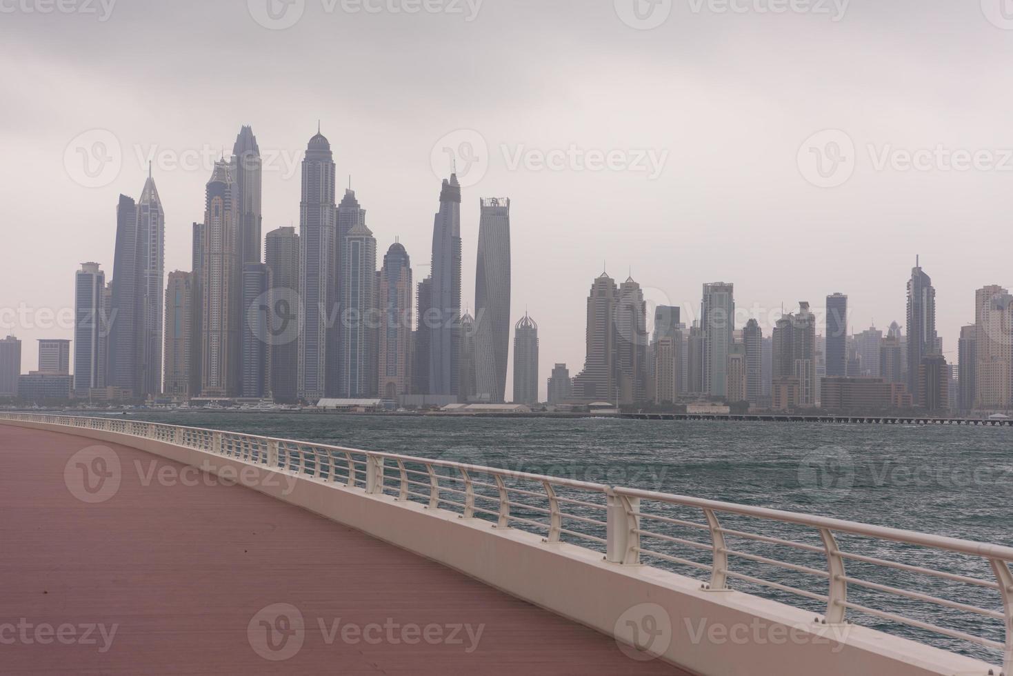 panorama dubai stadt vae foto